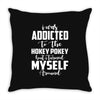i was addicted to the hokey pokey Throw Pillow