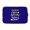 wishing you lovely mother's day Laptop sleeve