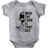 Who the Fook Is That Guy, McGregor VS Alvarez Baby Onesie