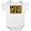 caution skinhead, ideal birthday gift or present Baby Onesie