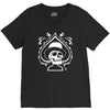 totenkopf zylinder skull pik poker ace topper bike mc rock metal V-Neck Tee