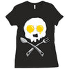 eggskull Ladies Fitted T-Shirt