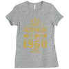 kings are born in 1960 Ladies Fitted T-Shirt