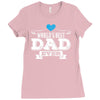 World's Best Dad Ever Ladies Fitted T-Shirt