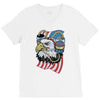 beer eagle graphic V-Neck Tee