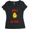 nugs not drugs Women's Triblend Scoop T-shirt