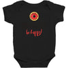 donut worry, be happy Baby Bodysuit