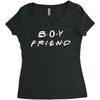 boyfriend   friends tv show parody Women's Triblend Scoop T-shirt