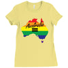 Vote Yes-Australia Marriage Equality Ladies Fitted T-Shirt