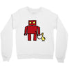 bird powered robot Crewneck Sweatshirt
