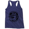given enough coffee i could rule the world white Racerback Tank