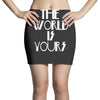the world is yours Mini Skirts