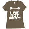 not fast Ladies Fitted T-Shirt