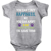 you can't buy happiness, but you can adopt a cat and that's pretty muc Baby Bodysuit