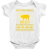 ugly sweater party beer bear funny Baby Onesie