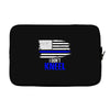i don't kneel   patriotic stand for the flag, kneel for the dead Laptop sleeve