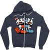 Cuphead and Mugman Zipper Hoodie