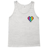 Love Is Love Lgbt Rainbow Heart Tank Top
