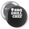 bbq grill chef Pin-back button