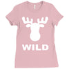 wild animal funny Ladies Fitted T-Shirt