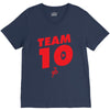 team 10 red V-Neck Tee