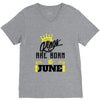 Kings Are Born In June V-Neck Tee