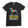 boxers support autism awareness Ladies Fitted T-Shirt
