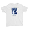 official t shirt mens you me at six sinners never sleep big all sizes Youth Tee