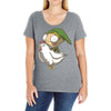 invader link Ladies Curvy T-Shirt