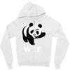 wtf panda Zipper Hoodie
