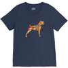 boxer flower V-Neck Tee