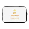 team damon salvatore Laptop sleeve