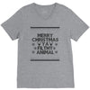 merry christmas ya filthy animal V-Neck Tee