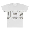 eat,sleep,game All Over Men's T-shirt