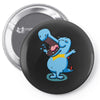 blue crocodile! Pin-back button