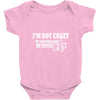 i'm not crazy my mother had me tested t shirt Baby Onesie