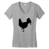 Chicken and Little Chick Women's V-Neck T-Shirt