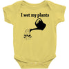 i wet my plants Baby Bodysuit