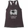 i want to believe in kang and kodos Racerback Tank