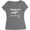 counter strike rush b no stop gun gamer game Women's Triblend Scoop T-shirt