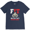 we all lift down here V-Neck Tee