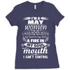 I Am A May Women Ladies Fitted T-Shirt