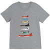 angry planes V-Neck Tee