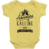 adventure calling and i must go woods ex Baby Bodysuit