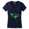t.rex Women's V-Neck T-Shirt
