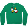 vector gamer boxing Crewneck Sweatshirt