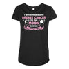 I Love Someone with Breast Cancer to The Moon and Back to Infinity Maternity Scoop Neck T-shirt
