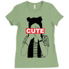 cute Ladies Fitted T-Shirt