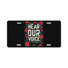 Women's March Hear Our Voice License Plate