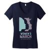 women's march 2017 on washington Women's V-Neck T-Shirt